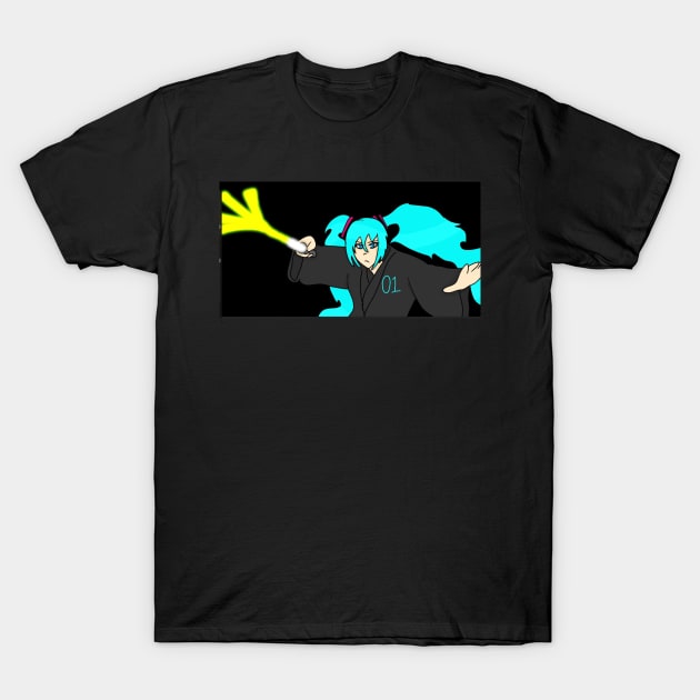 Hatsune Miku Leeks T-Shirt by The Fandom Geese